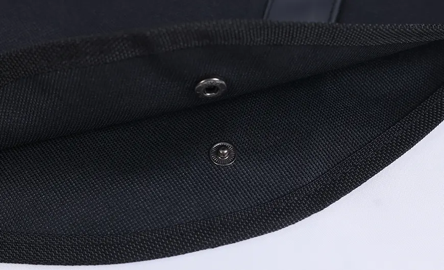 Luxury 600D Garment Suit Cover Bag Snap Button
