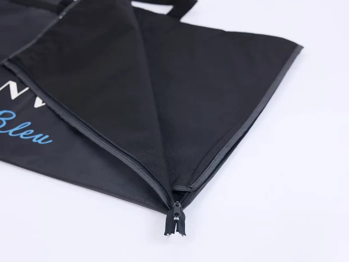 Black Polyester Garment Bag Bi-Fold Zip Way
