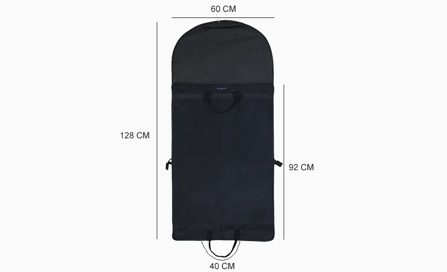 High Quality 600D Nylon Garment Bag Size