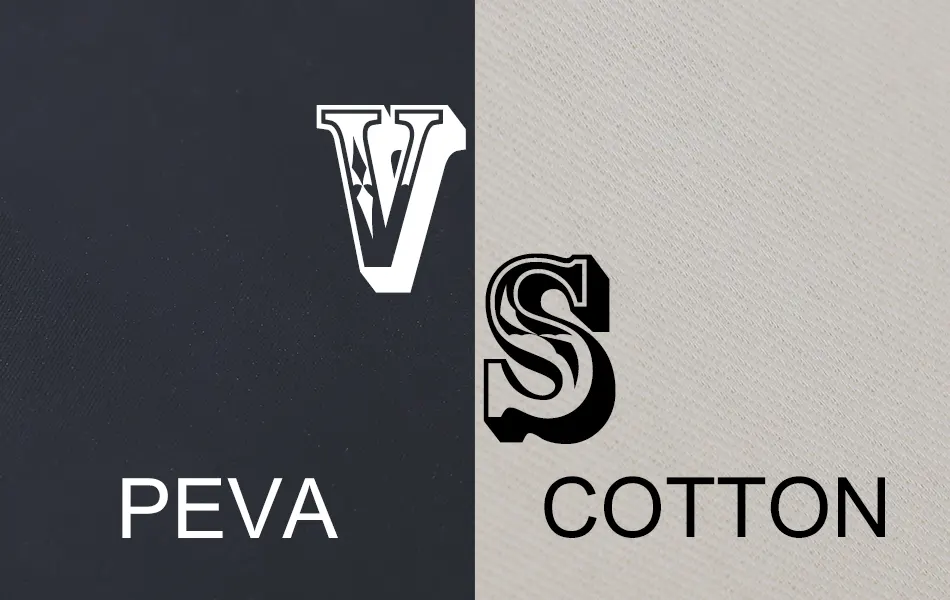 PEVA VS Cotton of Fabric