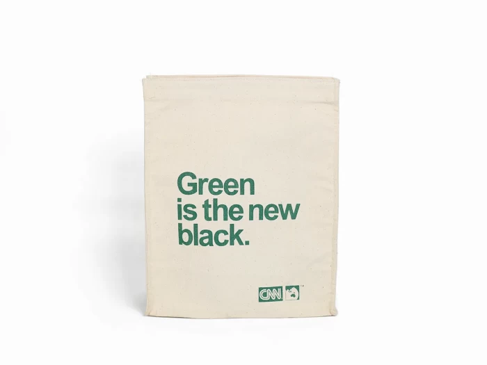 ECO-friendly Green Cotton Bag Display
