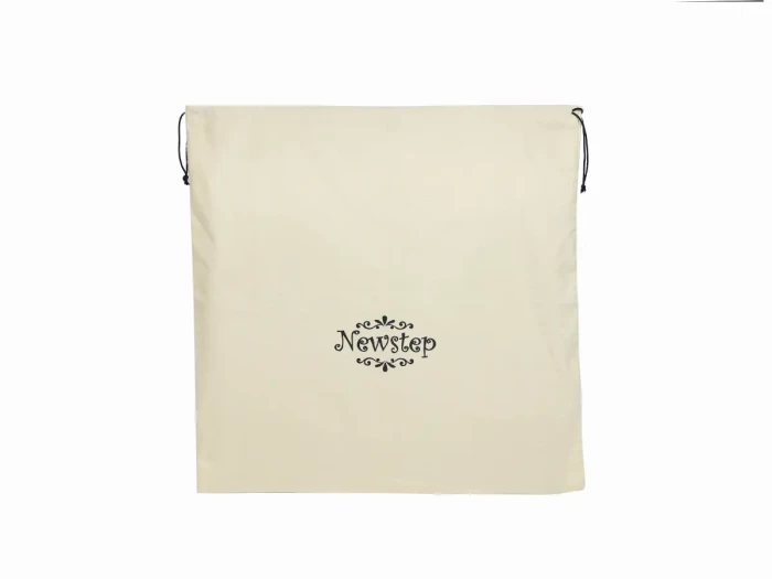 Luxury Drawstring Cotton Flannel Cover Bag Base Logo