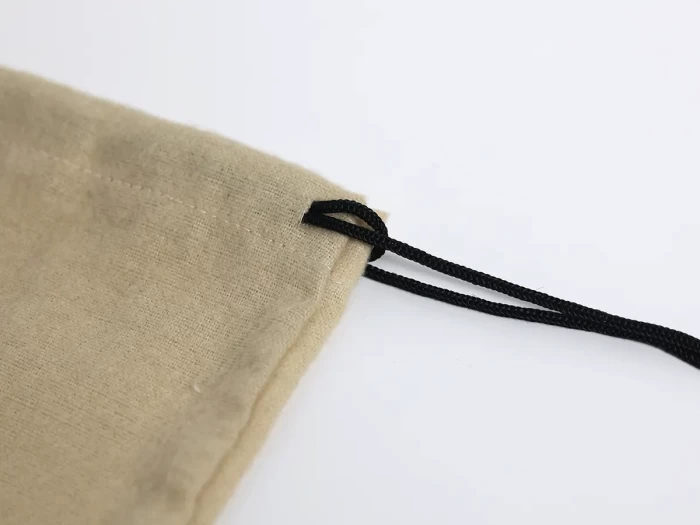 Luxury Drawstring Cotton Flannel Cover Bag Cord