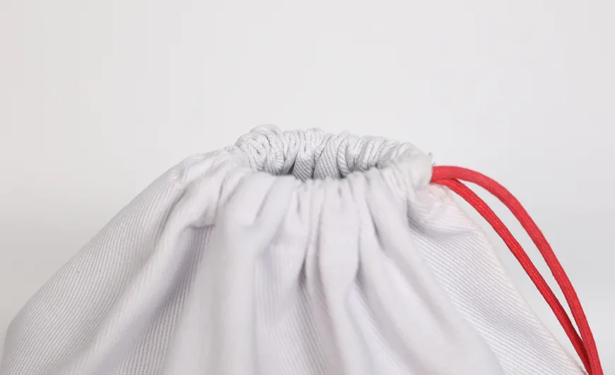 High Quality Cotton Cover Bag Close Detail
