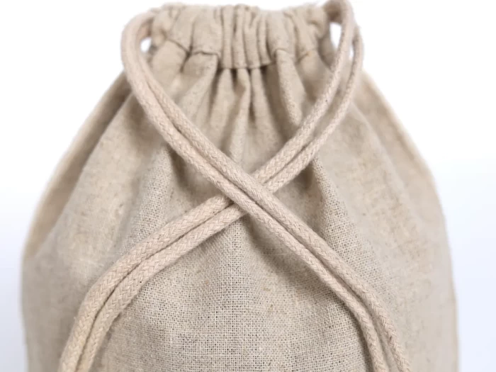 Drawstring Jute Cotton Bag Cotton Cord