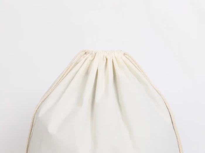 Drawstring Cotton Bag Closure Detail