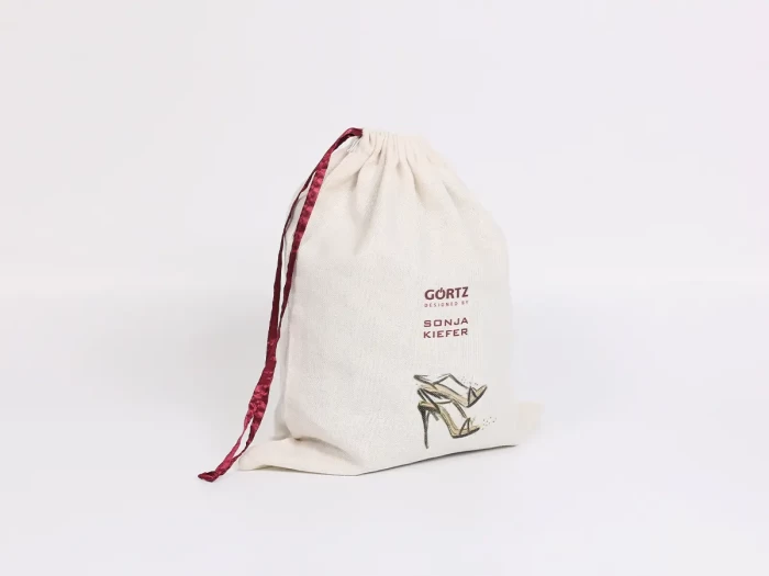 Drawstring Cotton Bag for High Heel Display
