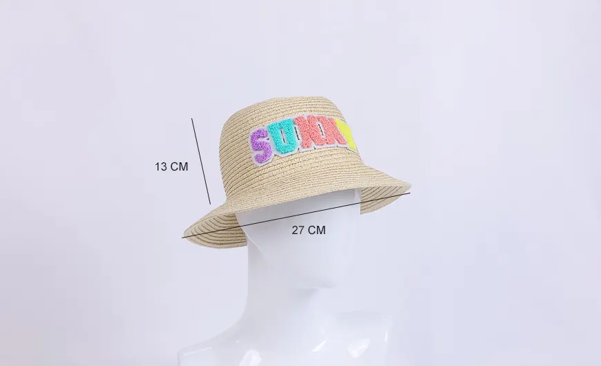 Straw Cloche Hat Size