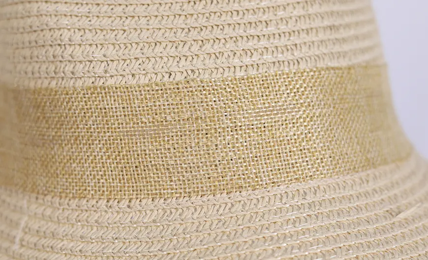 Beach Straw Fisherman's Hat Polyester Cover