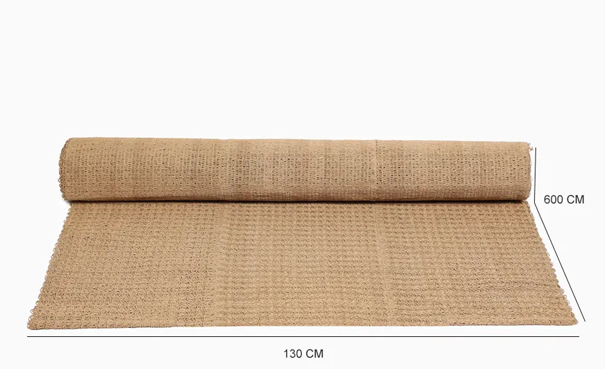 Motif Woven Paper Straw Carpets Size