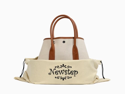 Luxury Drawstring Cotton Flannel Cover Bag for Handbags