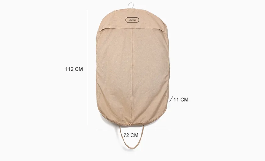 Luxury Natural Cotton Garment Bag Size