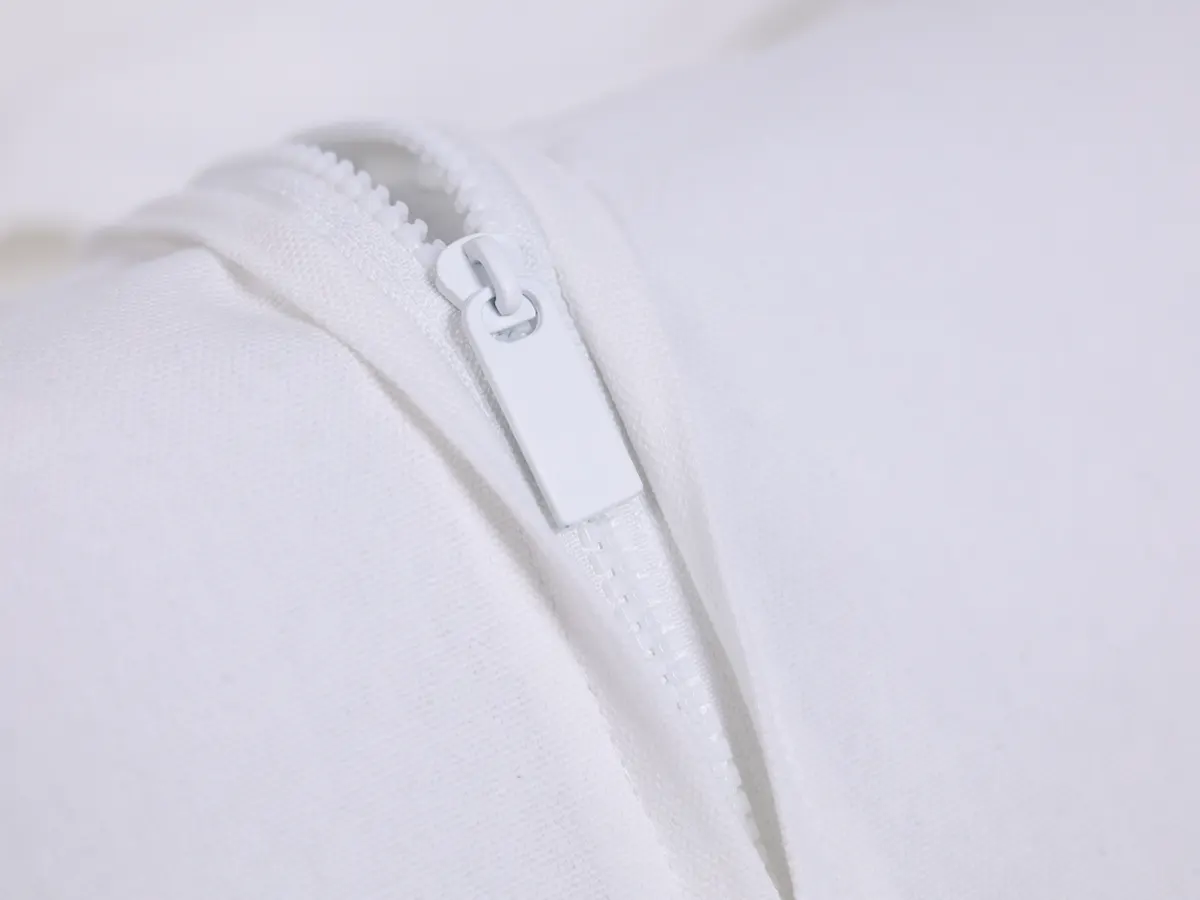 High Quality Cotton Garment Bag White Zipper