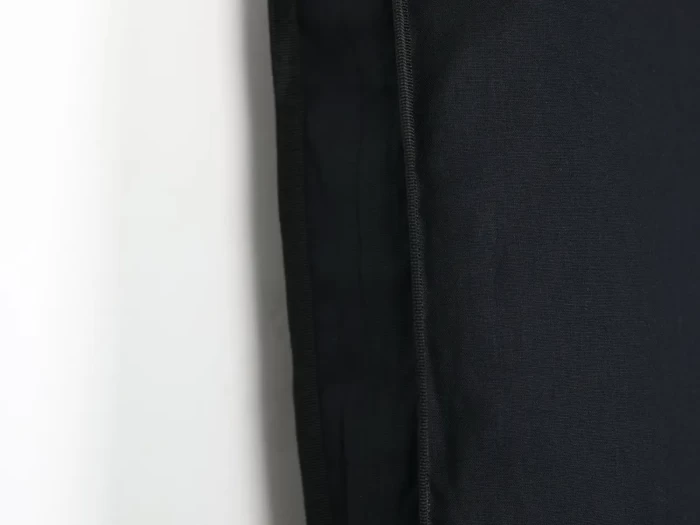 Luxury Black Cotton Long Dress Garment Bag Side