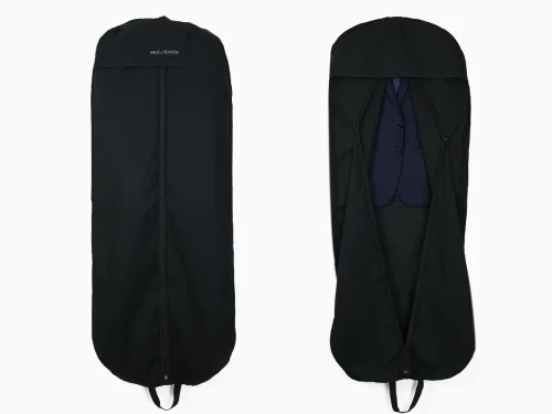 Luxury Black Cotton Long Dress Garment Bag