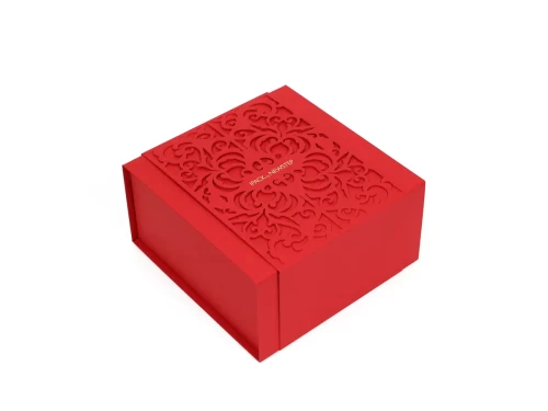 Luxury Folding Gift Boxes with Engraved Pattern