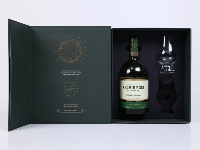Sustainable Luxury Whisky Folding Box Set Display