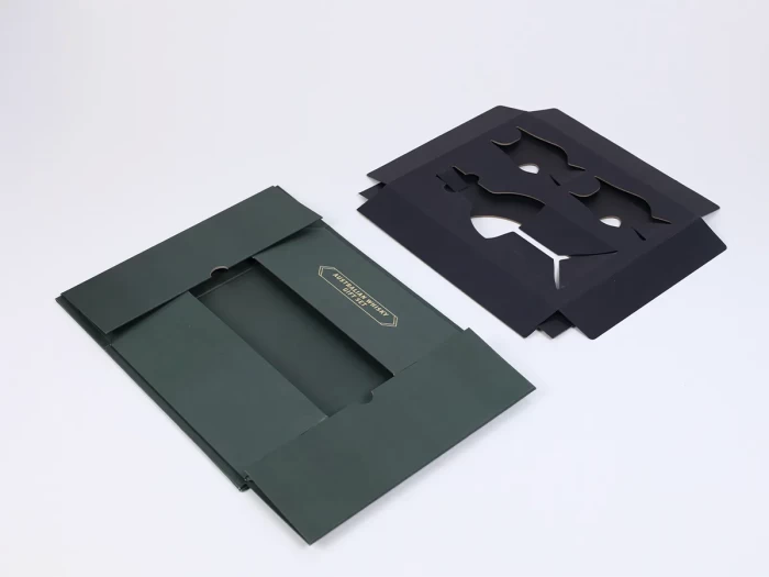 Sustainable Luxury Whisky Folding Box Set Folding to Flat