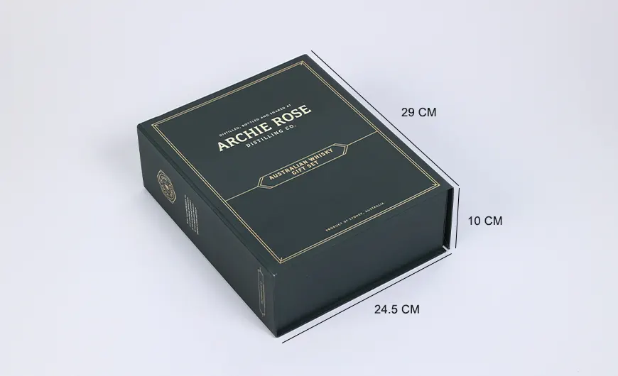 Sustainable Luxury Whisky Folding Box Set Thrree Dimension
