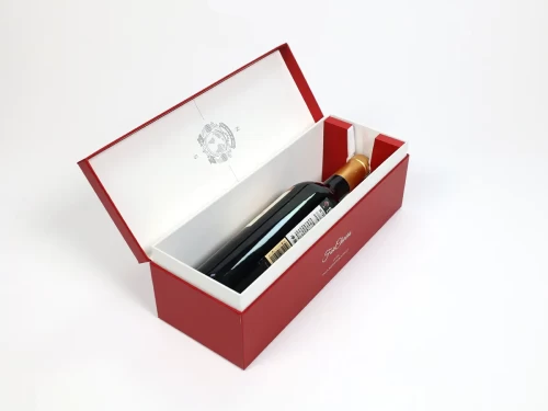 Premium Wine Flip Top Box with Embossing