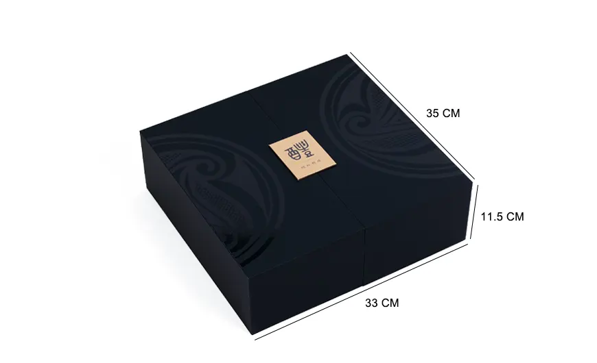 Luxury Beer Double Flip Top Soft Touch Gift Box Three Dimension