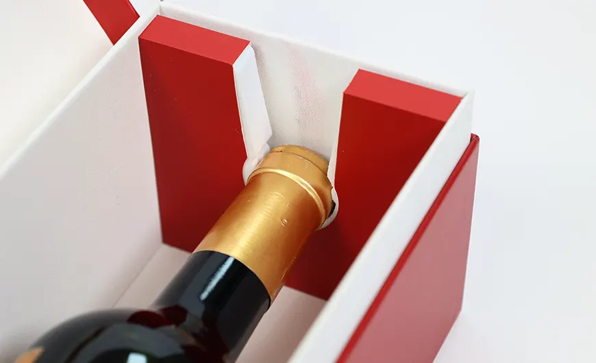 Premium Wine Flip Top Box Lining