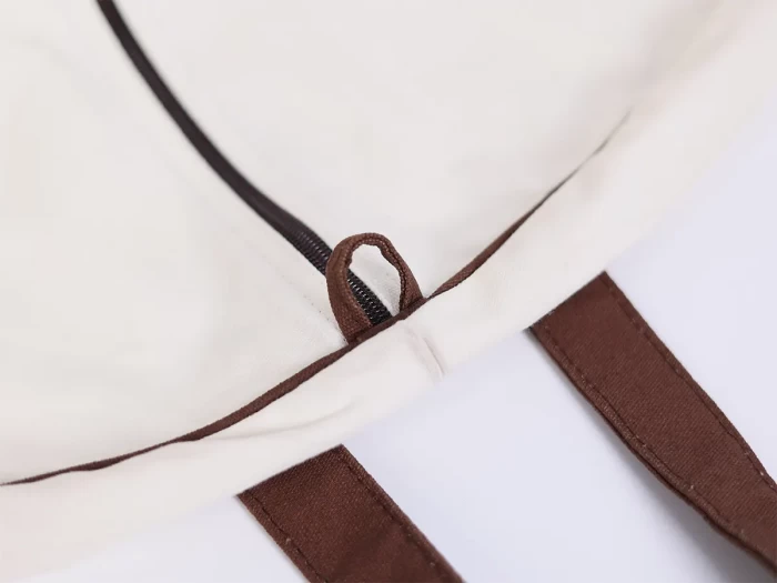 Luxury Natural Cotton Long Garment Dress Bag Sewing