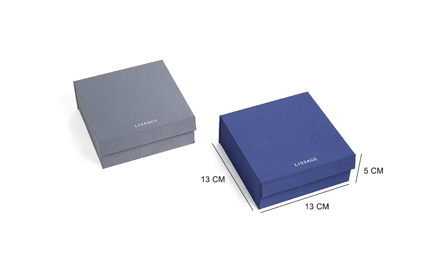 Luxury Binding Cloth Skin Care Boxes Size
