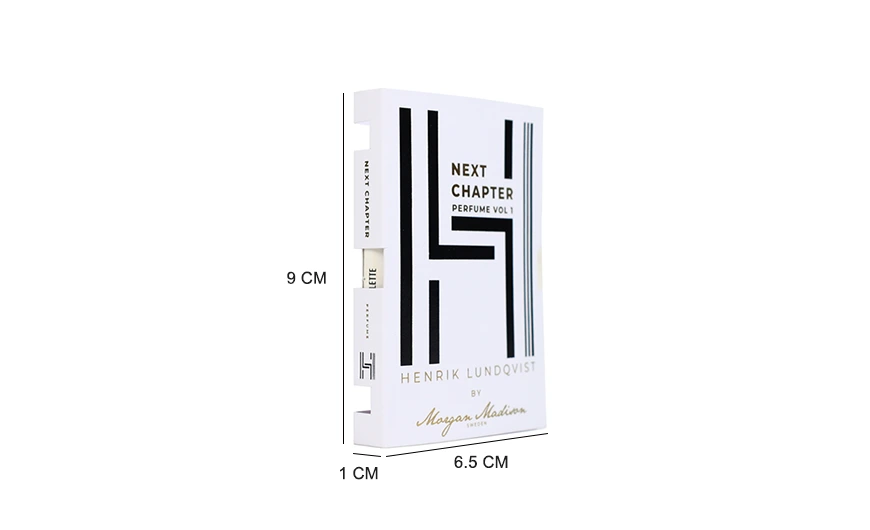 Luxury Perfume Sample Card Size