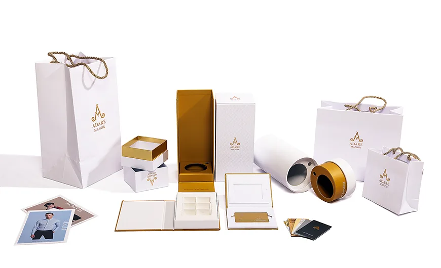 Luxury Packaging Gift Boxes and Paper Bags Size