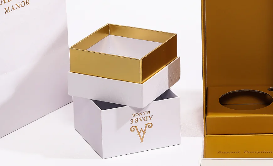 Luxury Candle Packaging Gift Boxes of Lid and Base Structure