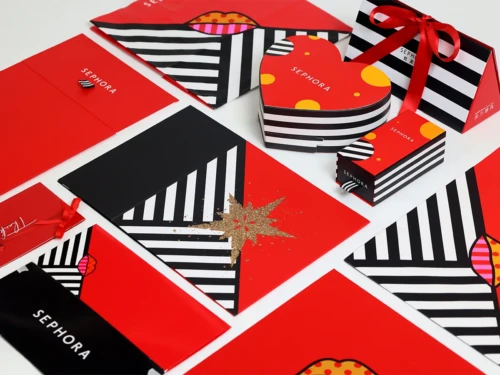 Luxury Beauty Packaging Boxes and Shopping Bags Set