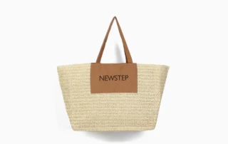 Paper Straw Beach Tote Bag with Embroidery Logo