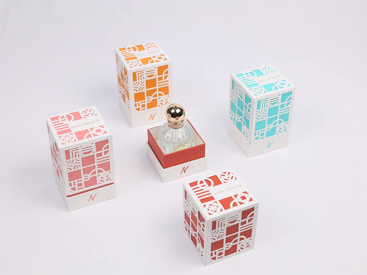 Laser Engraving Pattern Perfume Boxes D