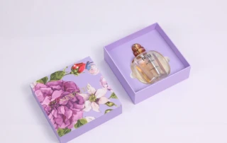 Luxury Sublimation Printing Velvet Paper Perfume Box