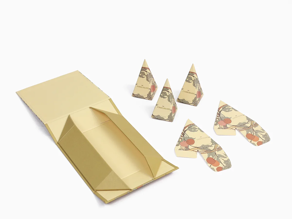 Foldable Chocolate Boxes Flat