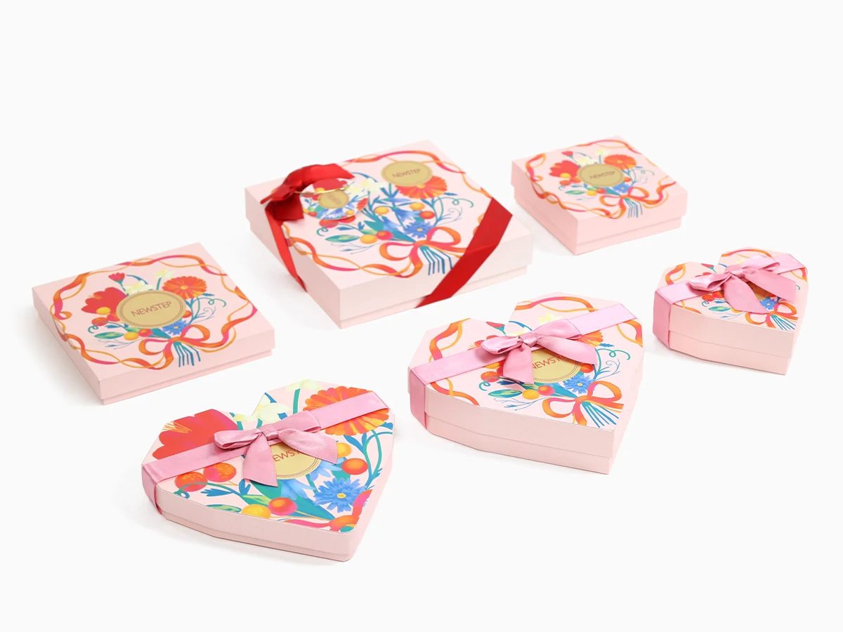 Valentine's Day Chocolate Gift Boxes with Embossing