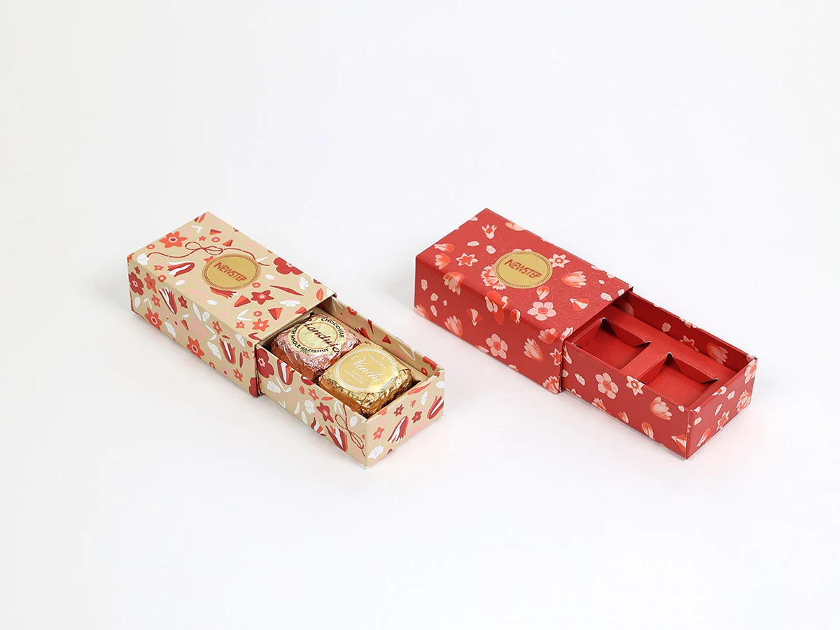 2 Pieces Chocolate Drawer Boxes