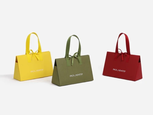 Triangle Gift Bags with Touch Handle