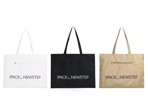 Touch-Feel Tyvek Zipper Tote Bags