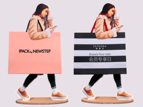 Extra-Large Personalized Paper Shopping Bags