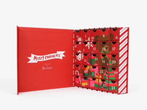 Magnetic Closure Christmas Advent Calendar Chocolate Gift Boxes