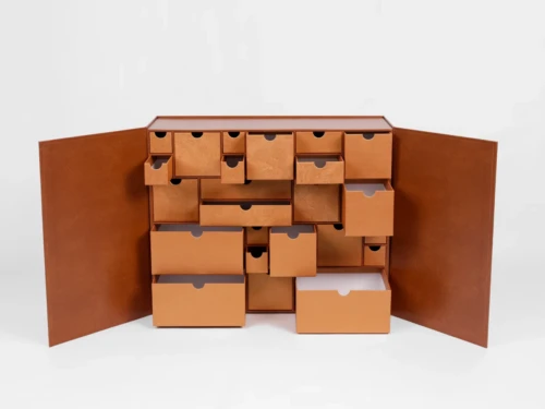 Luxury Magnetic Leather Advent Calendar Box